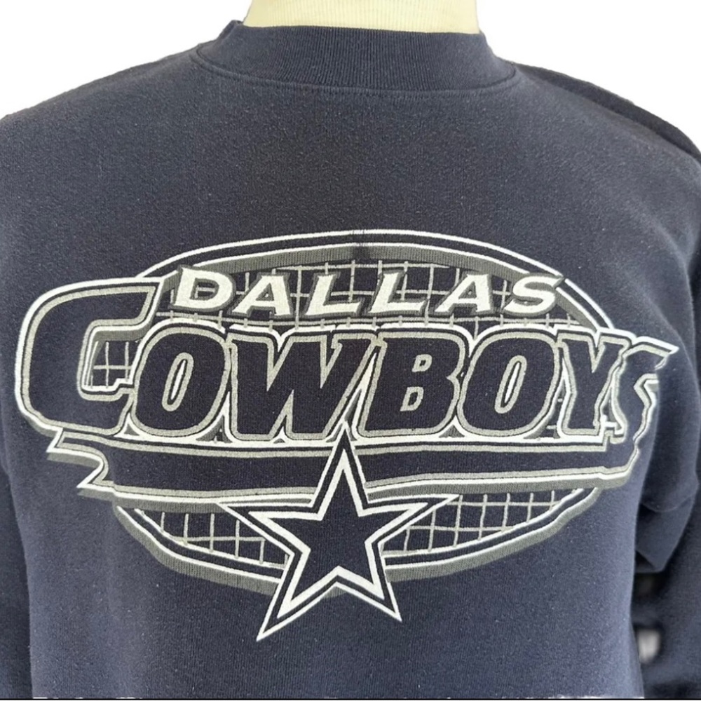 Vintage Dallas Cowboys Logo 7 NFL Football 1990s Crewneck Sweatshirt Xtra-large
